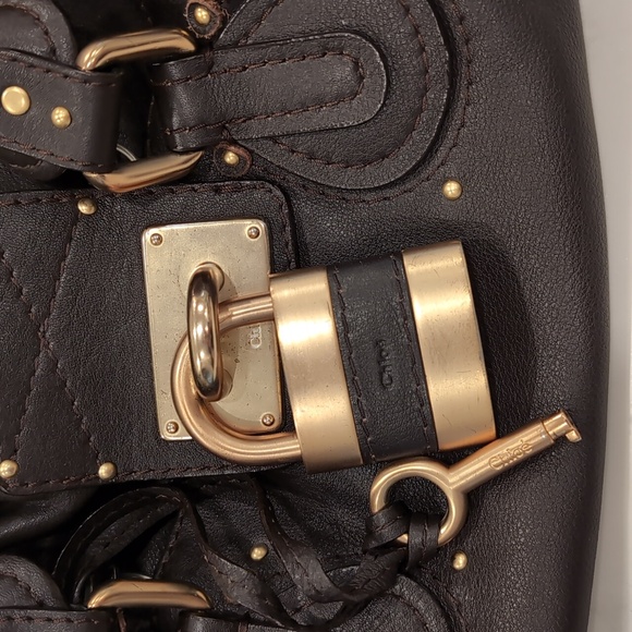 Authentic Chloé Paddington Bag, Vintage 2005, Brown Leather - Picture 4 of 16